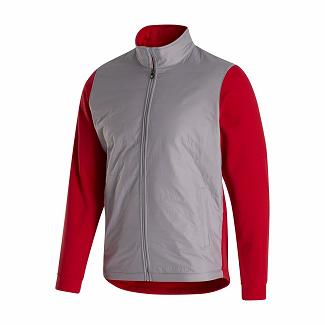 Men's Footjoy Hybrid Hybrid jacket Grey/Red NZ-34778